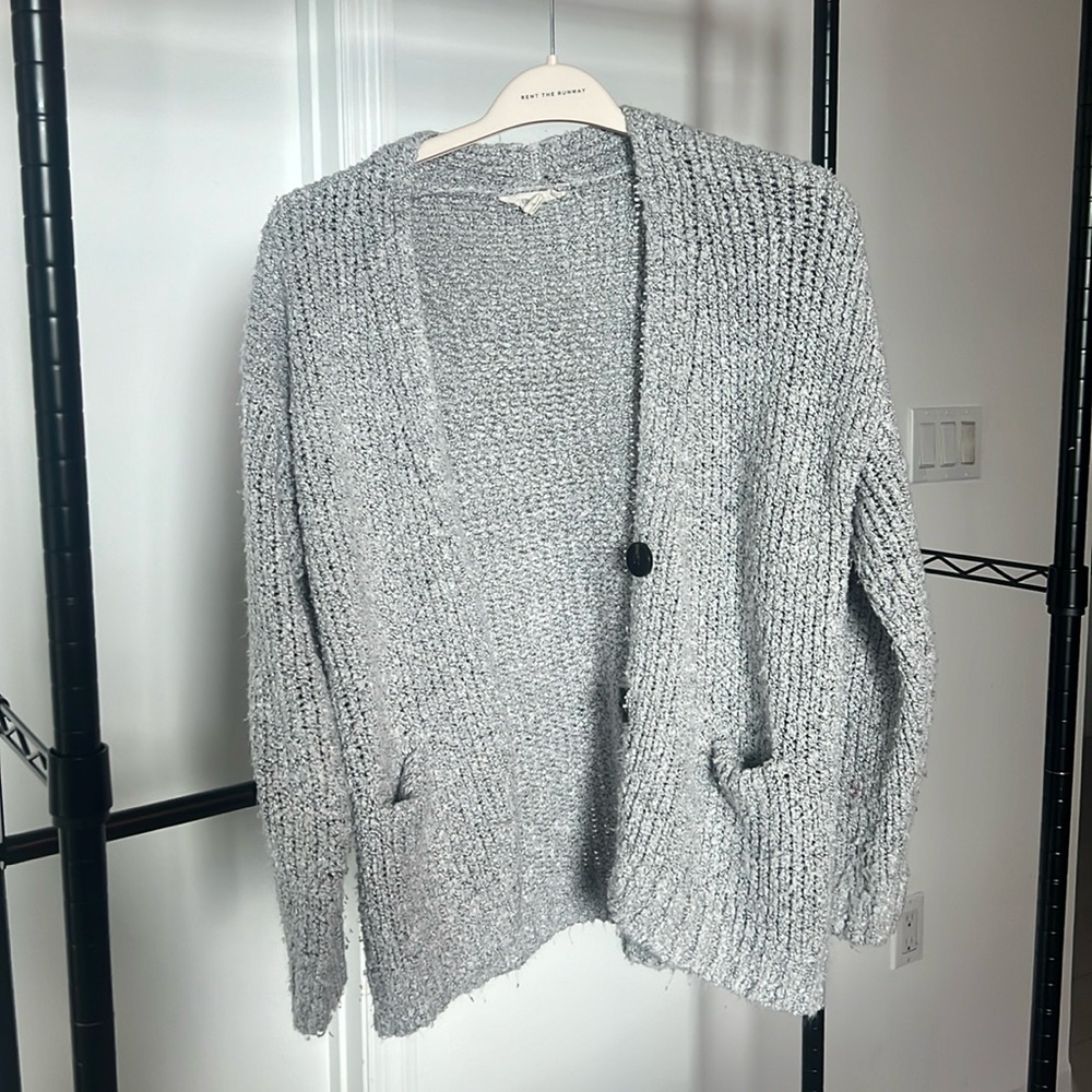 Chunky Cozy Gray Cardigan